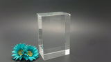 Cube Shaped 3D Laser Photo Crystal With FREE Light Base